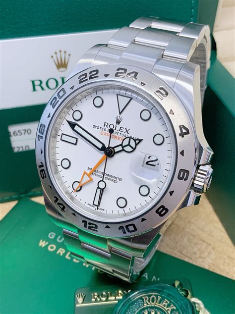 rolex explorer 2 42mm white review|Rolex explorer ii 42mm price.